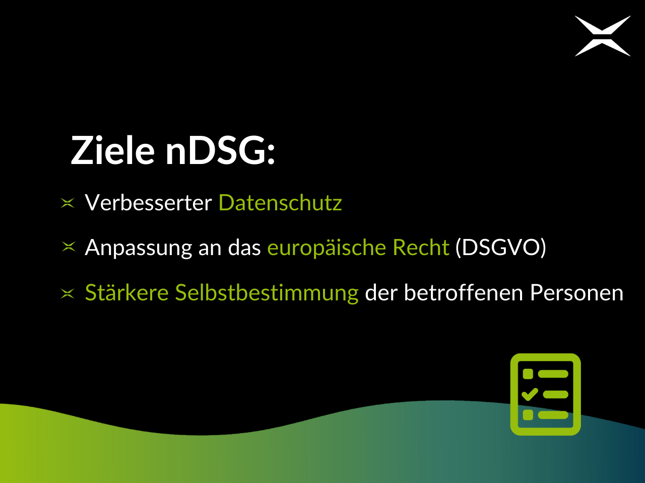 Ziele nDSG Hintergrund der &Uuml;berarbeitung des DSG