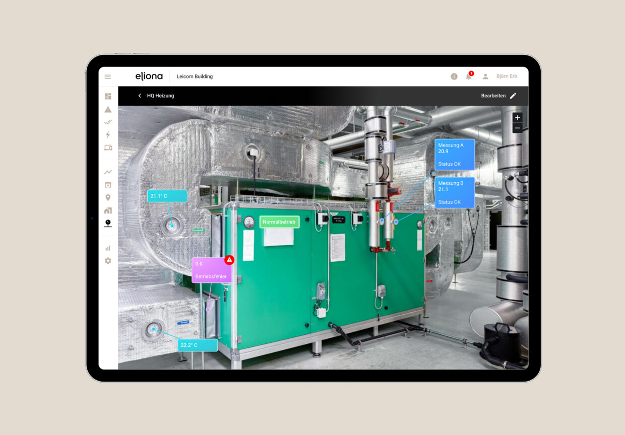 Fotorealistischer, digitaler Zwilling f&uuml;r eine einfache Anlagensteuerung