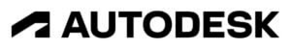 Schwarzes Autodesk-Logo mit einem stilisierten A-Symbol auf der linken Seite, gefolgt von dem Wort AUTODESK in fetten Großbuchstaben auf weißem Hintergrund.